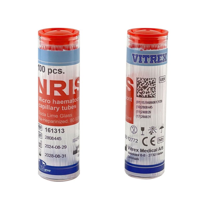 Hematocrit Capillary Tubes, heparinised