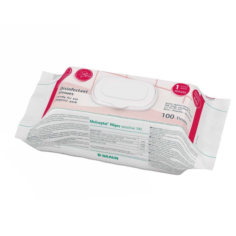 Meliseptol® Wipes sensitive, Dispenser Pack 42 XL wipes