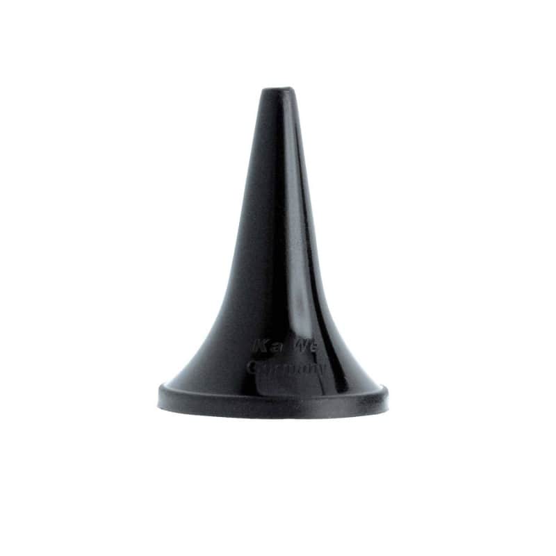 KaWe Disposable Ear Funnels, black 4 mm