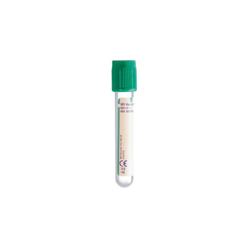 BD Vacutainer® Heparin Tubes Li-Heparin (17 IU/ml)