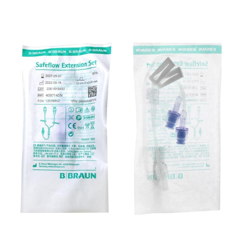 Safeflow Y-Extension Sets without back-check valve