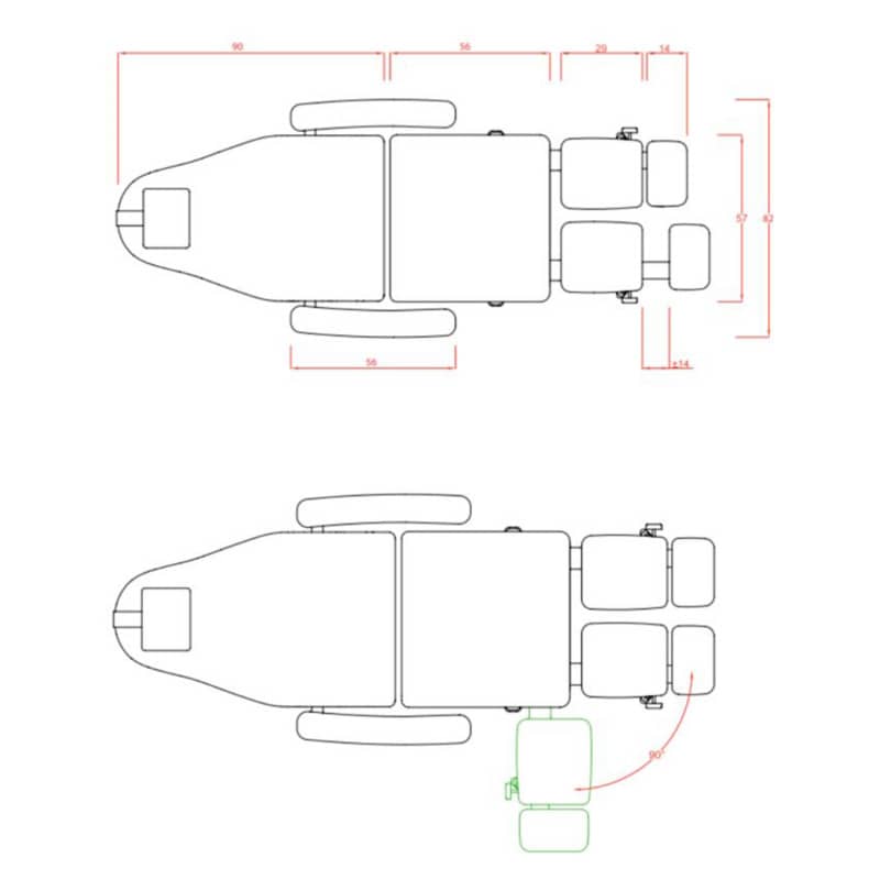 Happy Feet Pedicure Chair grey