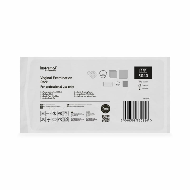 Instramed Vaginal Examination Pack