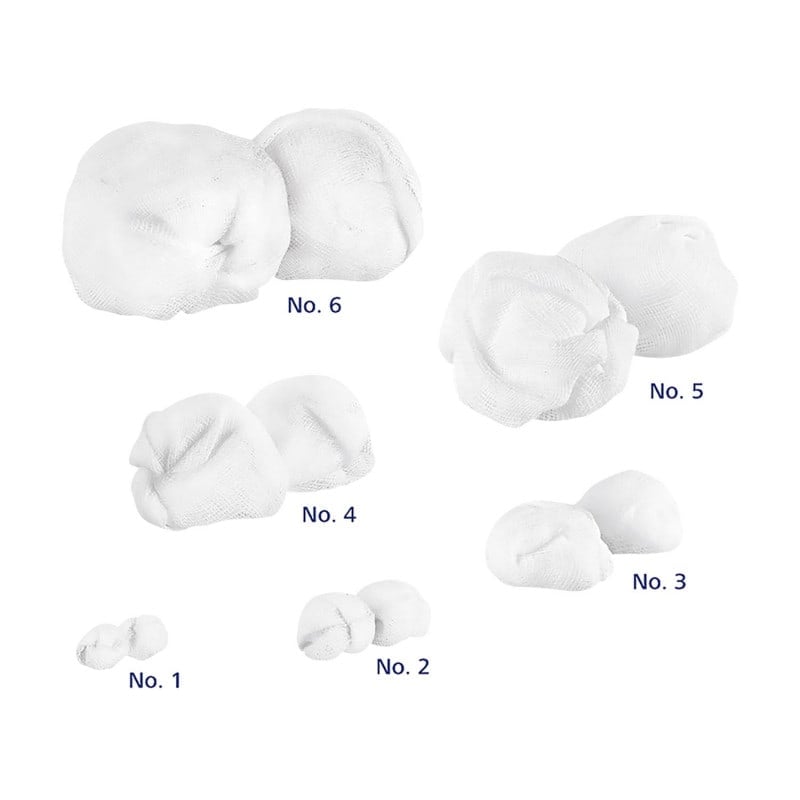 Pagasling Swabs, Non-sterile Size 1 (hazelnut-sized), 1000 pcs