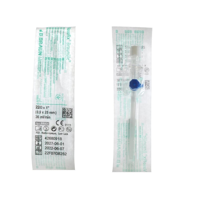 Vasofix Braunüle IV Catheter 14G, 2.2 x 50 mm, orange