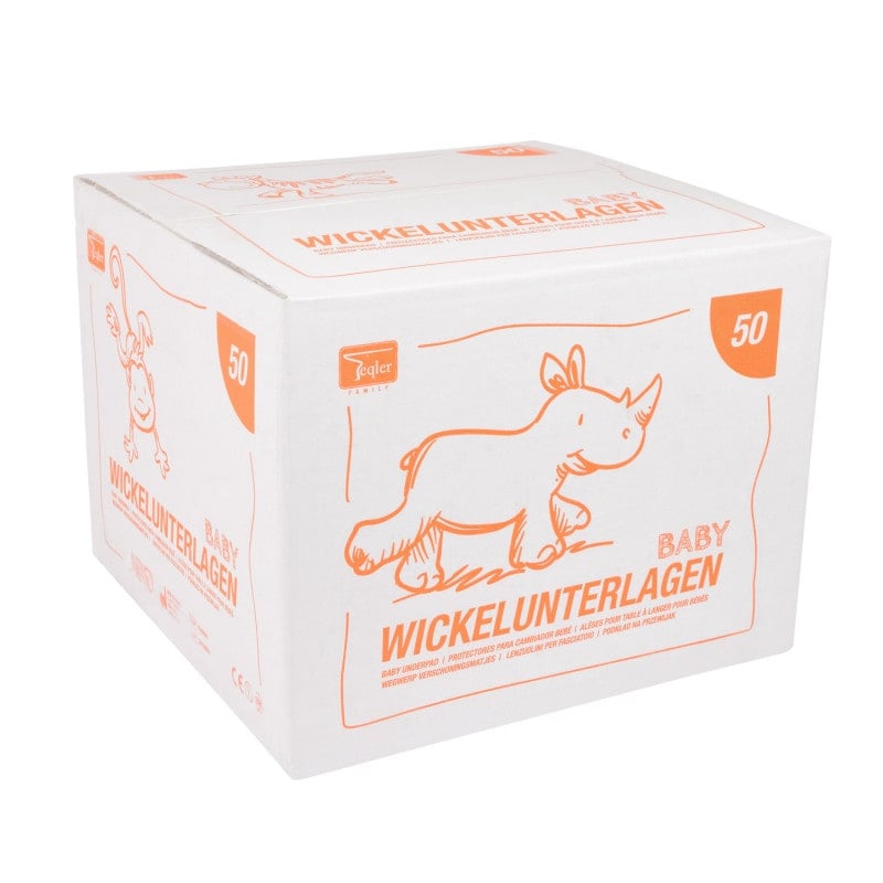 Baby Underlays 40x60cm, 50pcs. dinosaurs (green)