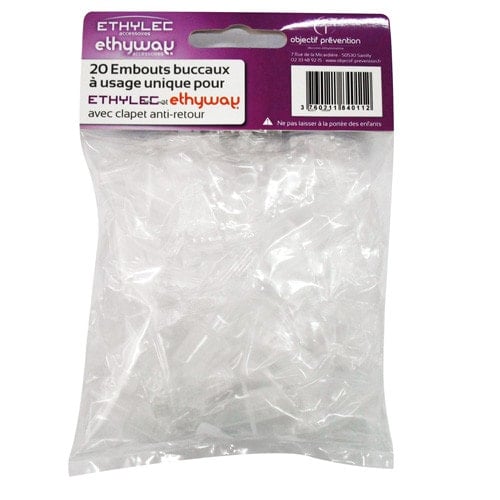 Single-Use Mouthpieces for Ethylec and Ethyway Alcohol Breathalysers 20 pcs