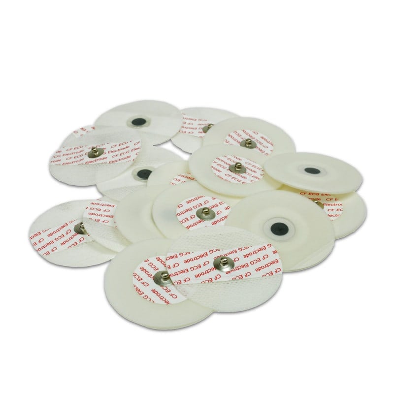 Disposable ECG Electrodes for Button Adapters Non-woven fabric