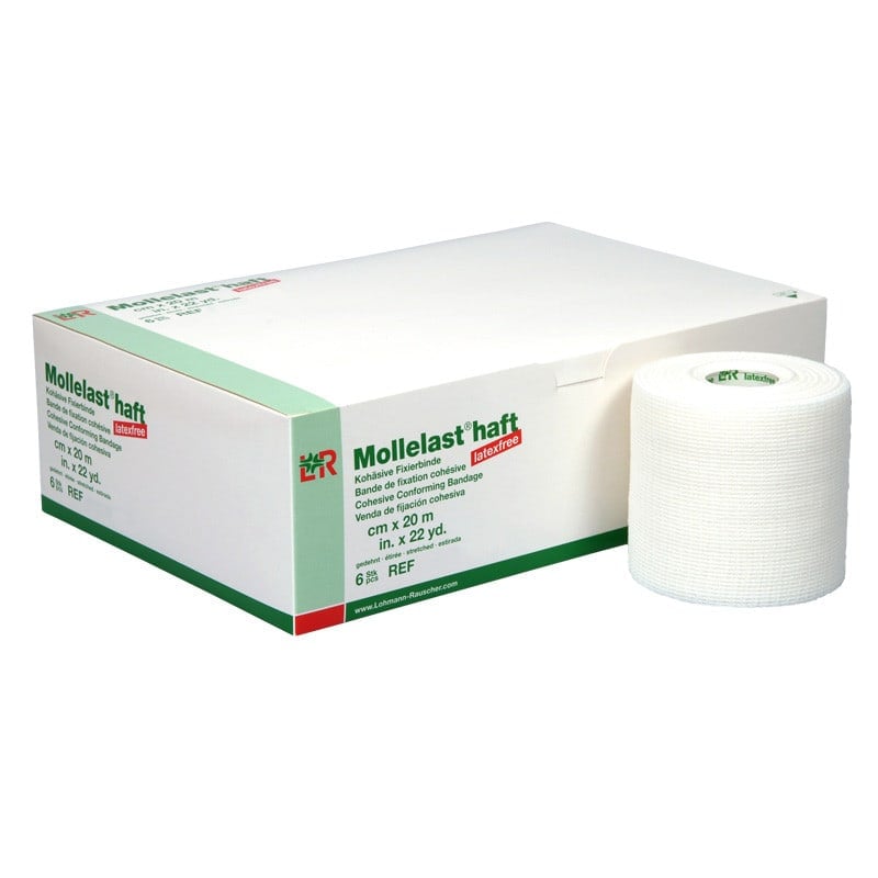 Mollelast haft latex-free, storage box white | 8 cm