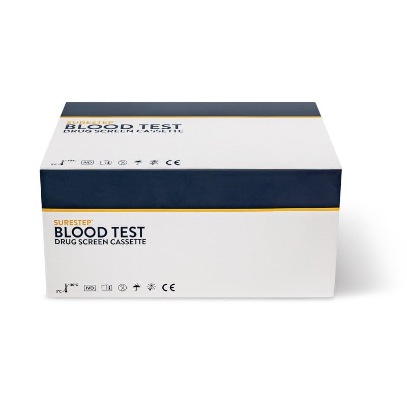 SureStep™ Blood Test Drug Screen Cassette (7)