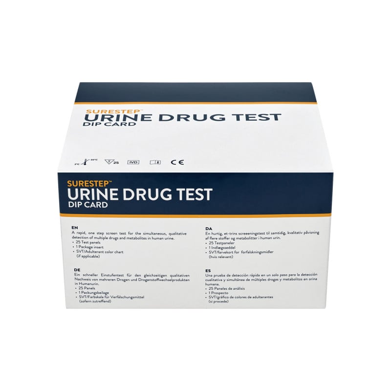 SureStep™ Urine Drug Test Dip Card (12)