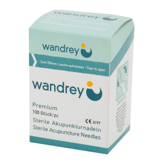 Acupuncture Needles with Silver, Coil Handle 0.30 x 30 mm