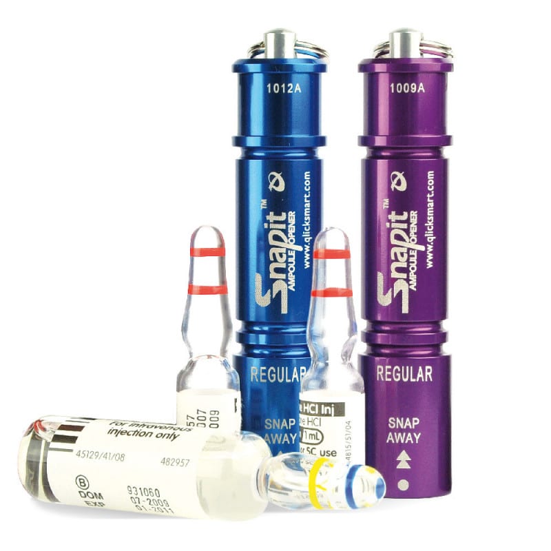 QlickSmart SnapIT Ampoule Opener blue