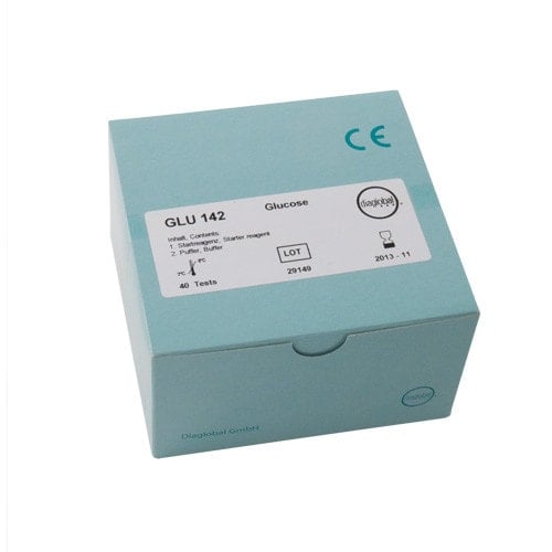 Glucose test cuvettes, quantity 40