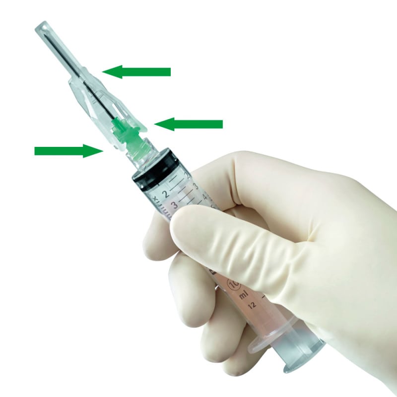 Sterican Safety 21G, 0.8 x 40 mm, green