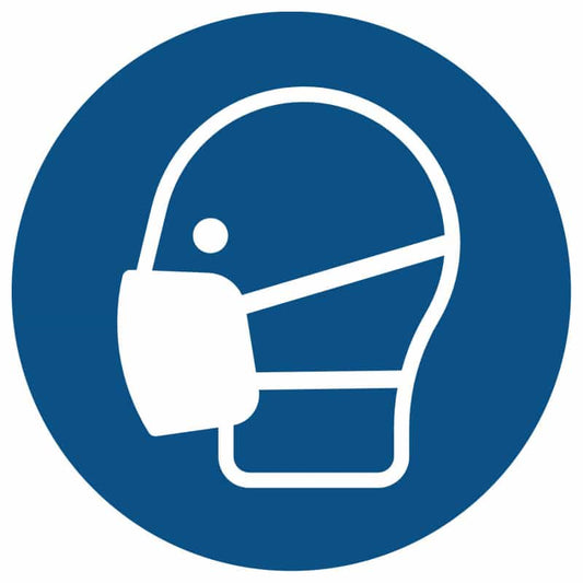 "Wear Mask" Mandatory Safety Sign (Forex)