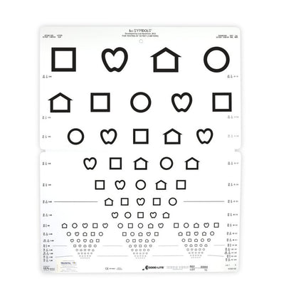Lea SYMBOLS® 15 Line Folding Distance Chart