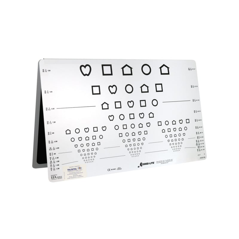 Lea SYMBOLS® 15 Line Folding Distance Chart