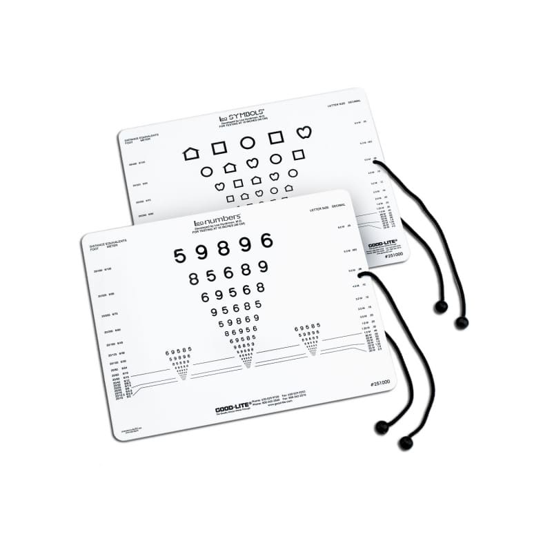 LEA SYMBOLS® & LEA NUMBERS® Near vision Card