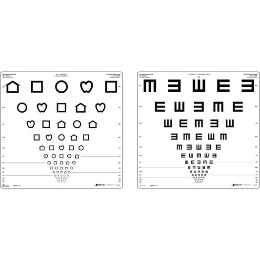 LEA SYMBOLS® & Tumbling E Chart