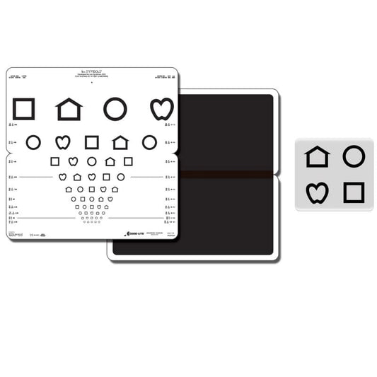 LEA SYMBOLS® 10-Line Folding Eye Chart