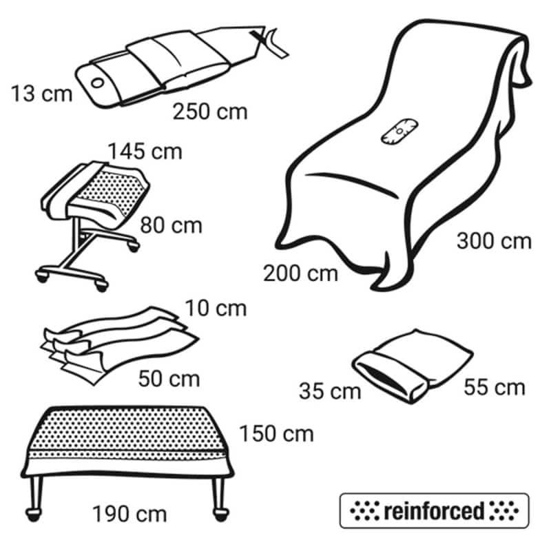Foliodrape® Protect Plus Arthroscopy Set for the knee (8 PCS)