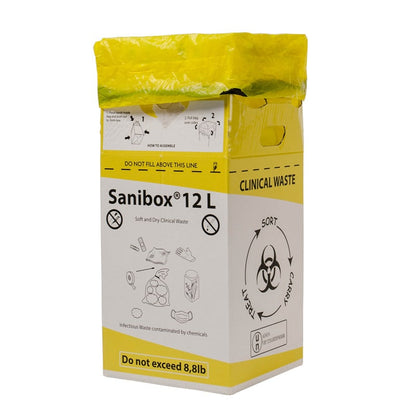 «Sanibox» Clinical Waste Box 25 Litres